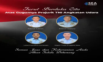 4 Prajurit Gugur Dalam Kecelakaan Pesawat TNI AU EMB-314 Super Tucano
